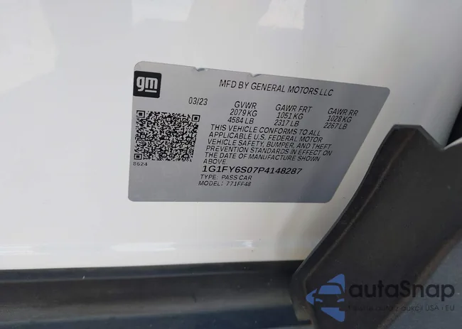 1G1FY6S07P4148287: 44274012