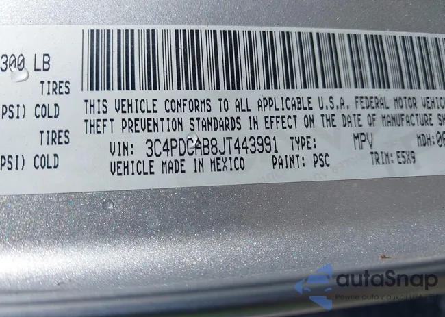 3C4PDCAB8JT443991: 44274023