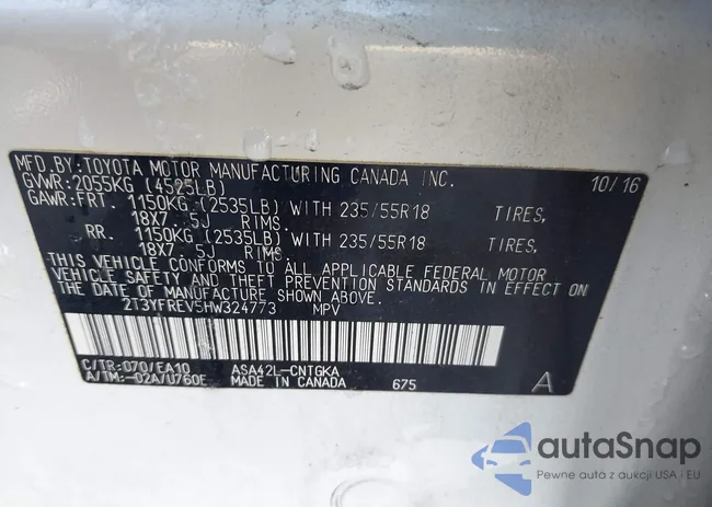 2T3YFREV5HW324773: 44274044