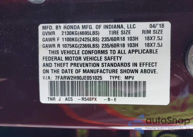 7FARW2H90JE051025: 44274048