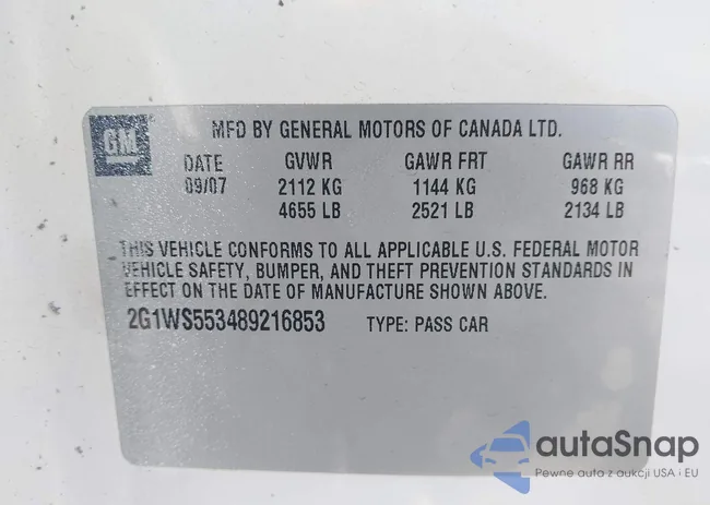 2G1WS553489216853: 44274051