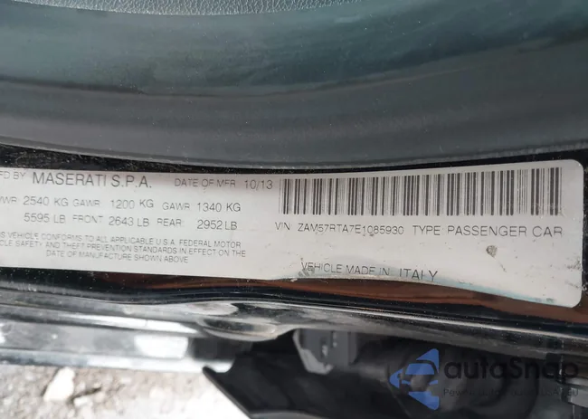 ZAM57RTA7E1085930: 44275090