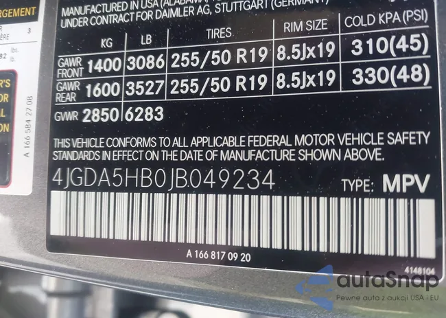 4JGDA5HB0JB049234: 44275205