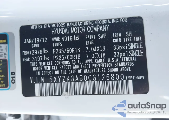 5XYZK3AB0CG126800: 44275398