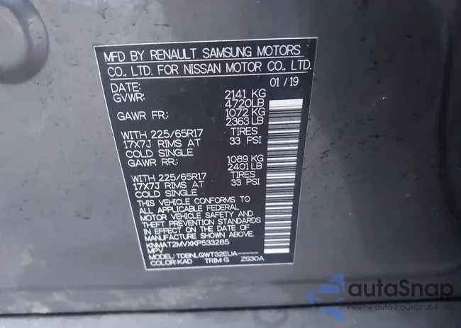 KNMAT2MVXKP533285: 44275606