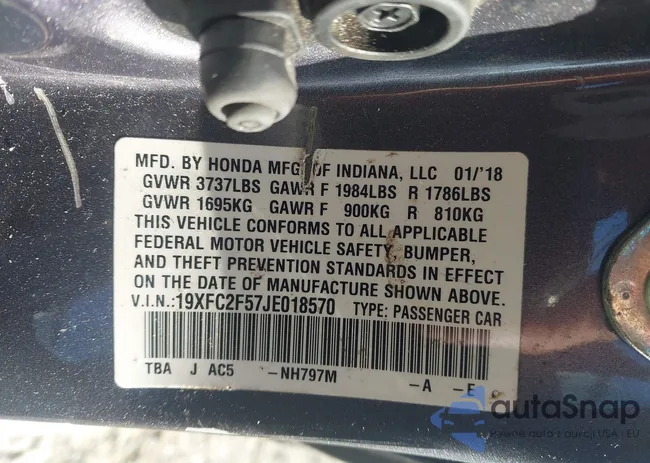 19XFC2F57JE018570: 44274734