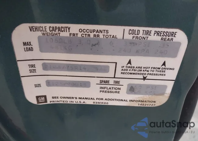 1G4AJ47A5BK160465: 44274831