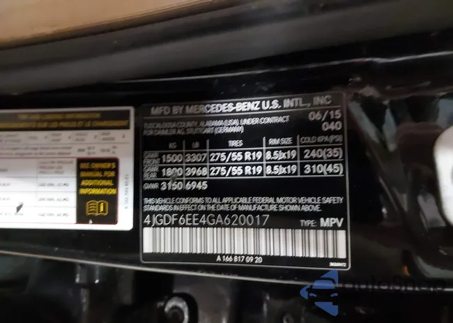 4JGDF6EE4GA620017: 44274836