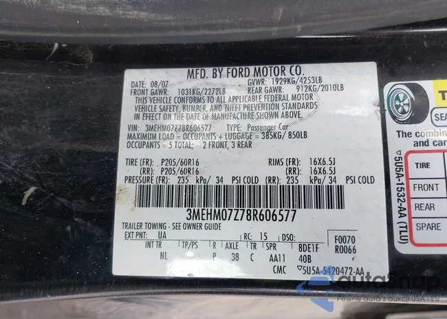 3MEHM07Z78R606577: 44274865