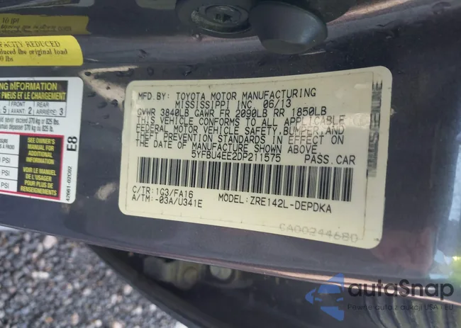 5YFBU4EE2DP211575: 44274999