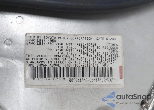 JT6HF10UXY0124242: 44276126