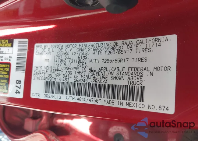 3TMLU4EN9FM175463: 44276148