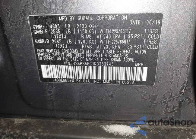 4S4BSAFC1K3383745: 44276297