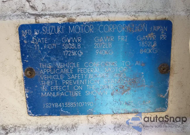 JS2YB413385107190: 44276462