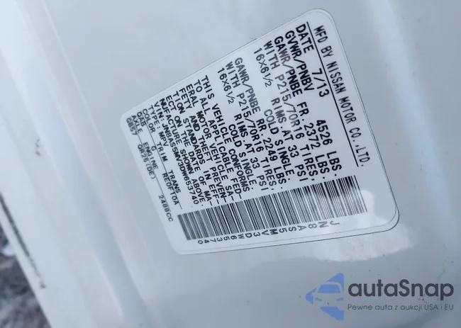 JN8AS5MV3DW653740: 44276485