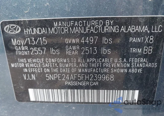 5NPE24AF5FH239968: 44276541