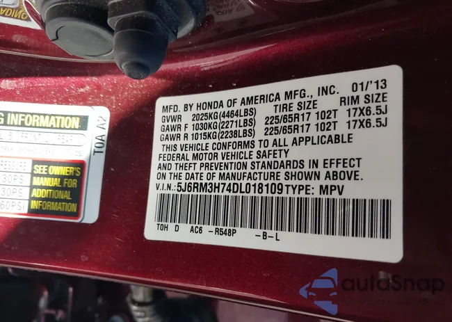 5J6RM3H74DL018109: 44276596