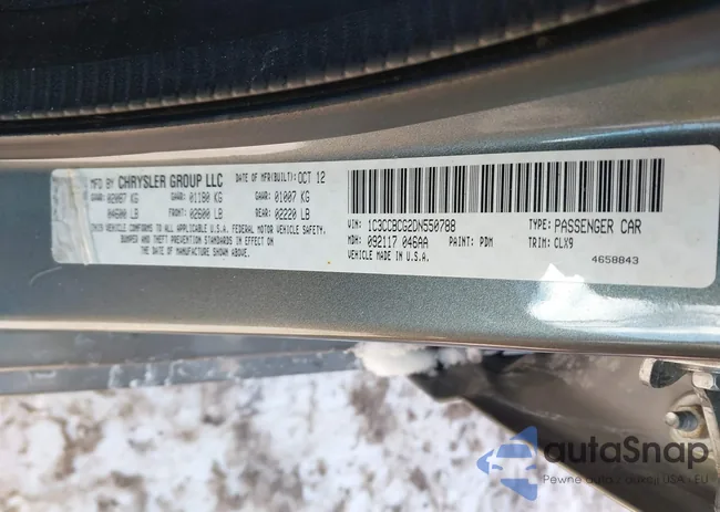 1C3CCBCG2DN550788: 44275810