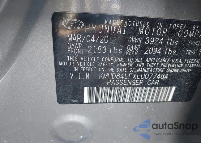 KMHD84LFXLU077484: 44275908