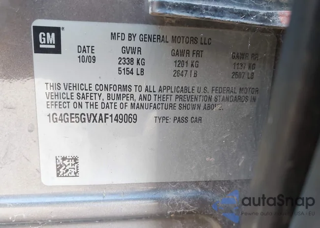 1G4GE5GVXAF149069: 44277216