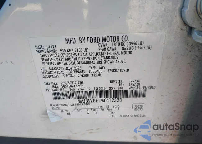 MAJ3S2GE1MC412328: 44277341