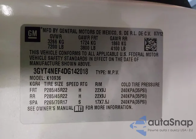 3GYT4NEF4DG142018: 44277482