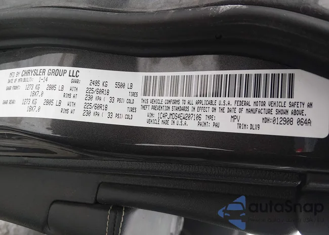 1C4PJMDS4EW207106: 44277533