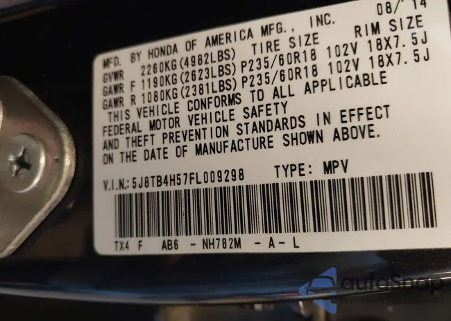 5J8TB4H57FL009298: 44277671