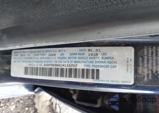 3VWPD69M41M133707: 44277679