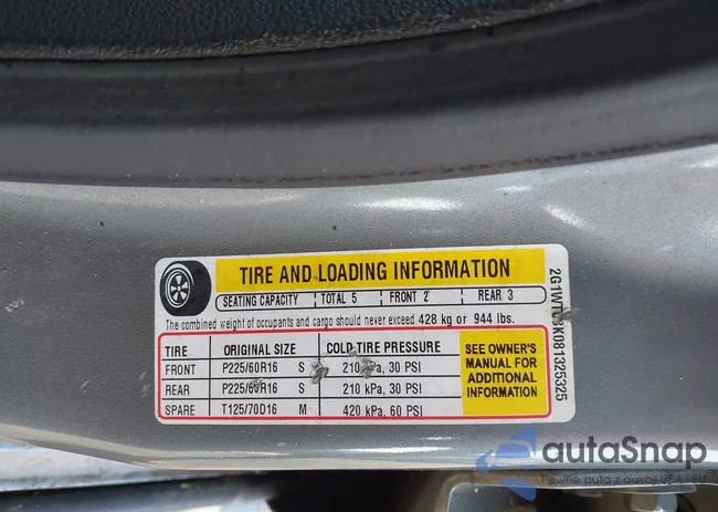 2G1WT58K081325325: 44276710