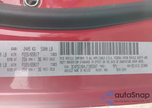 3C4PDCAB4JT385507: 44276793