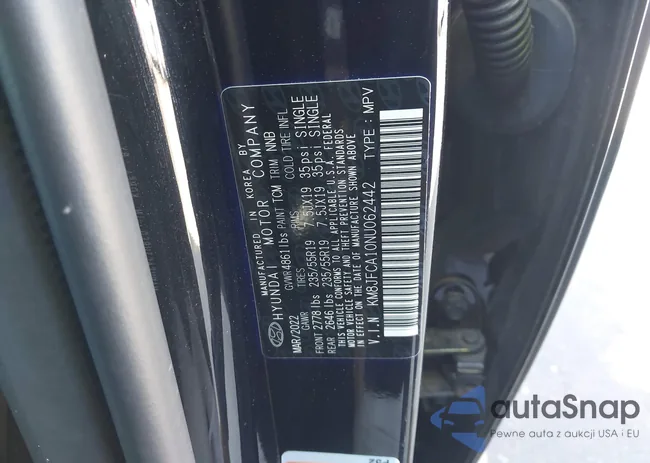 KM8JFCA10NU062442: 44276817