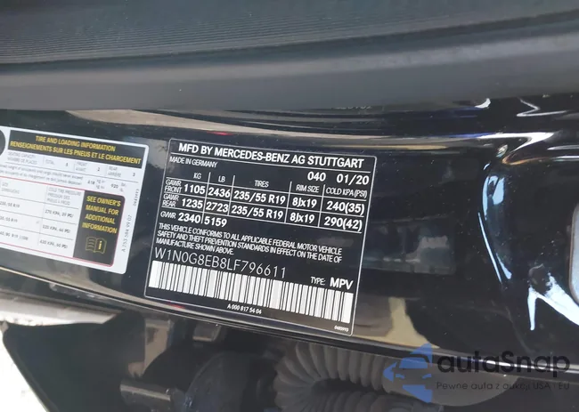 W1N0G8EB8LF796611: 44276821