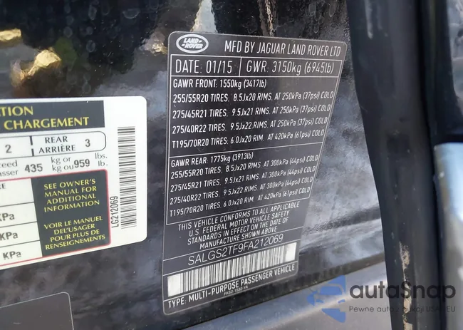 SALGS2TF9FA212069: 44276943