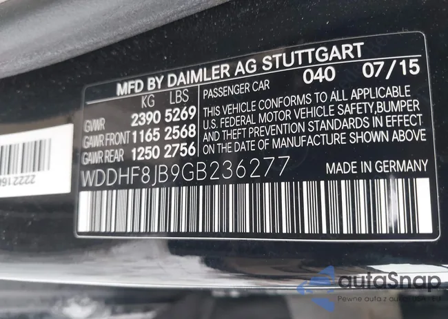 WDDHF8JB9GB236277: 44277047