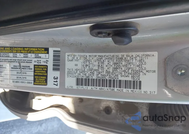 3TMJU4GN1CM130615: 44278188