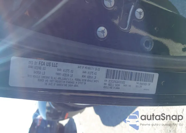 2C3CDZAG3GH331652: 44278207