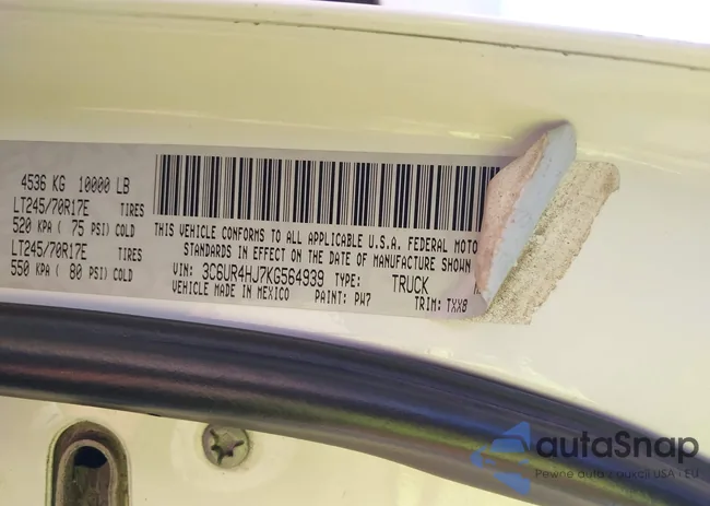 3C6UR4HJ7KG564939: 44278584