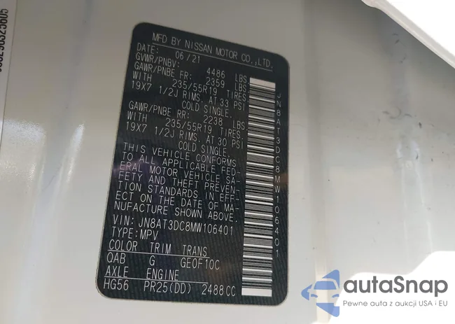 JN8AT3DC8MW106401: 44277745