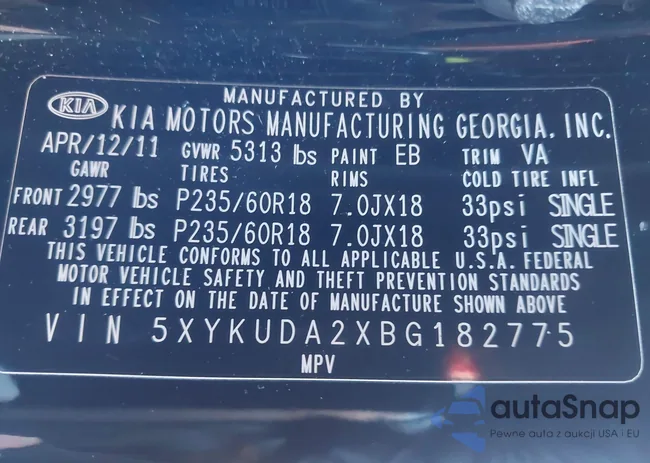 5XYKUDA2XBG182775: 44277767