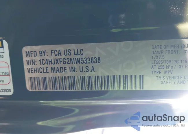 1C4HJXFG2MW533838: 44277782