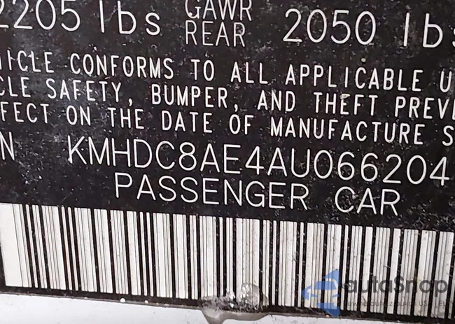 KMHDC8AE4AU066204: 44277806