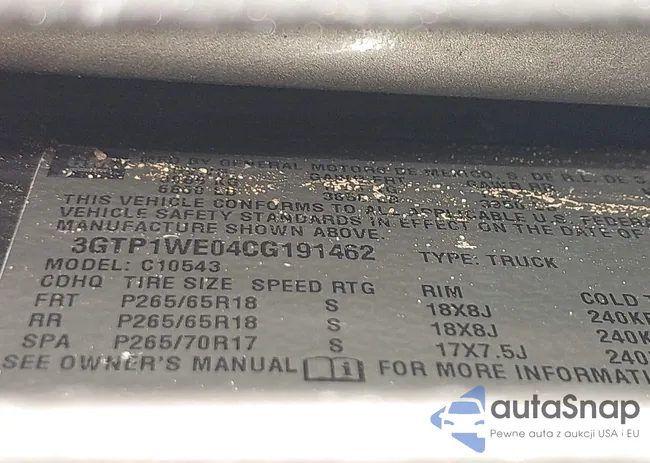 3GTP1WE04CG191462: 44277936