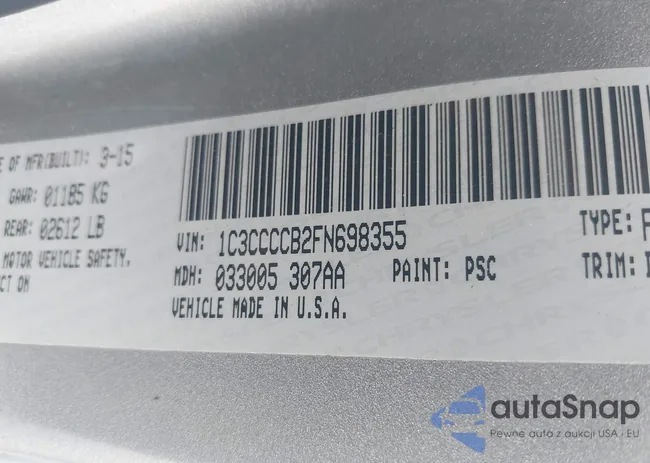 1C3CCCCB2FN698355: 44279280