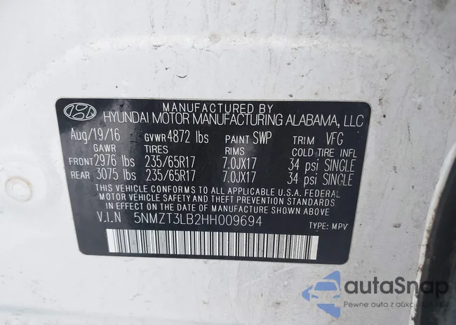 5NMZT3LB2HH009694: 44279613