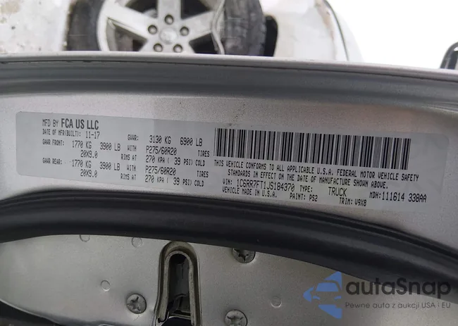 1C6RR7FT1JS184370: 44279639