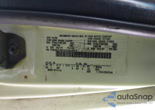 1FDRE14W43HA42914: 44279647