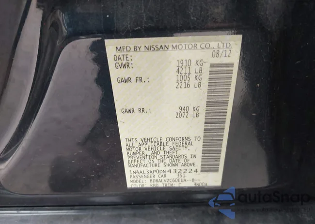 1N4AL3AP0DN432224: 44279662