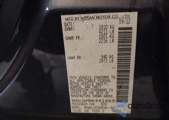 1N4AL3AP9DN441469: 44278699