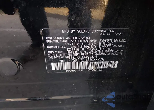 JF2SKARC2MH483876: 44278884